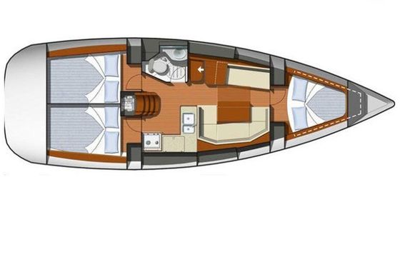 Sailboat Jeanneau Sun Odyssey 36i 10.57m