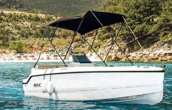Boat without licence  Compass 160E 15hp