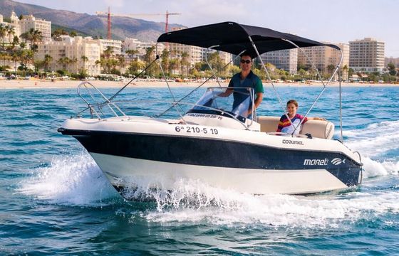 Boat without licence  BARCO PRIVADO PARA AVISTAMIENTO DE DELFINES 15hp