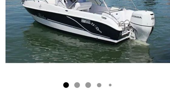 Motorboat Bluline open 21 150hp