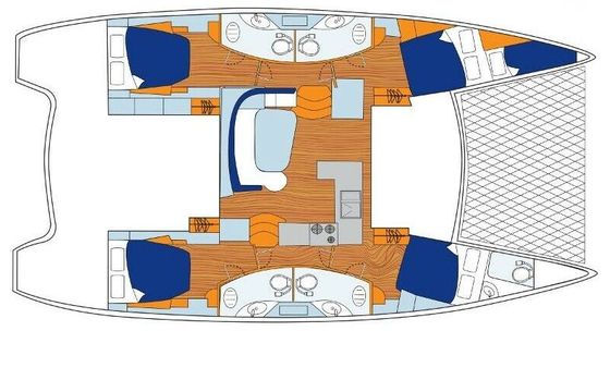 Catamaran Sunsail 454L 13.72m
