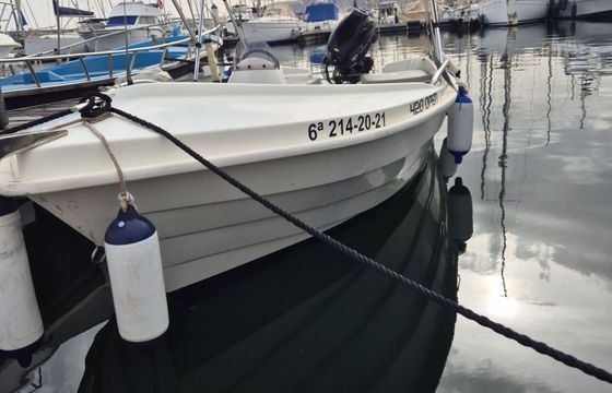 Boat without licence  MARETI 420 open 15hp