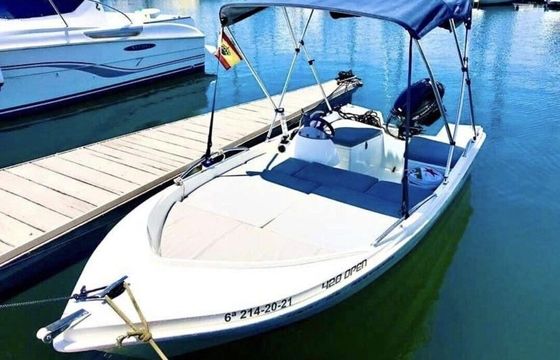 Boat without licence  MARETI 420 open 15hp