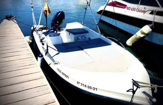 Boat without licence MARETI 420 open 15hp
