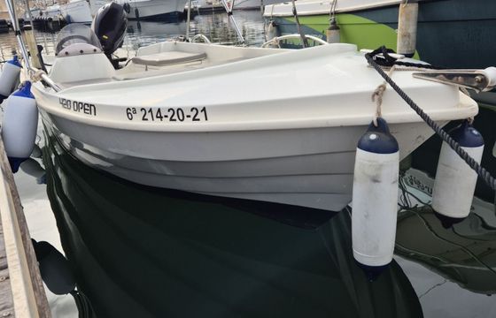 Boat without licence  MARETI 420 open 15hp