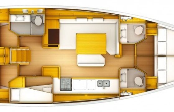 Sailboat Sun Odyssey 509 15m