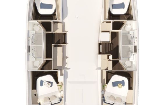 Catamaran Fountaine Pajot Fountaine Pajot New 44 Quatuor - 4 + 2 cab. 13m