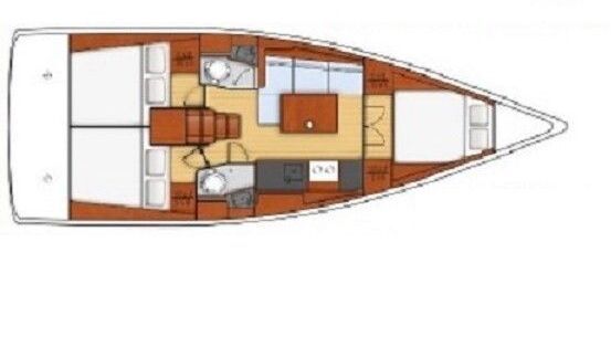 Sailboat BENETEAU OCEANIS 38.1 11.5m