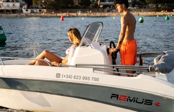 Boat without licence Remus 450 Paxos 15hp