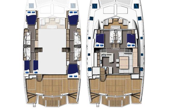 Catamaran Moorings 5800 17.56m