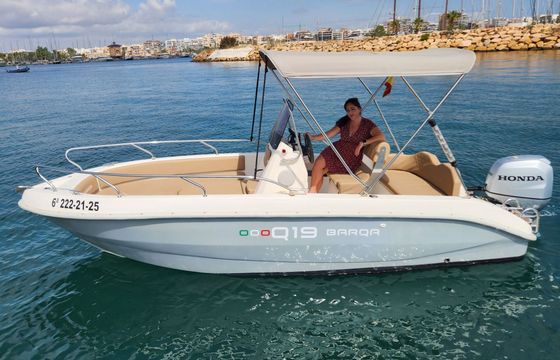 Motorboat Barqa Q19 100hp