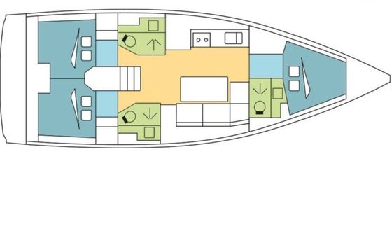Sailboat Dufour Dufour 412 11.93m