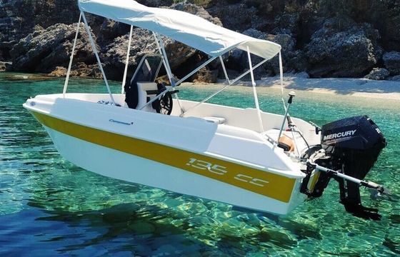 Boat without licence Compass 135cc 20hp