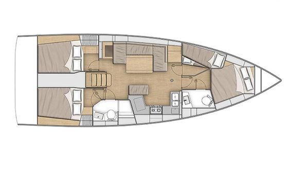 Sailboat Beneteau Oceanis 40.1 12m