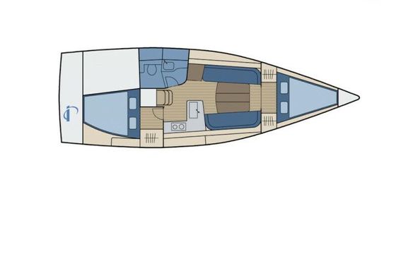 Sailboat Dehler 34 10.7m