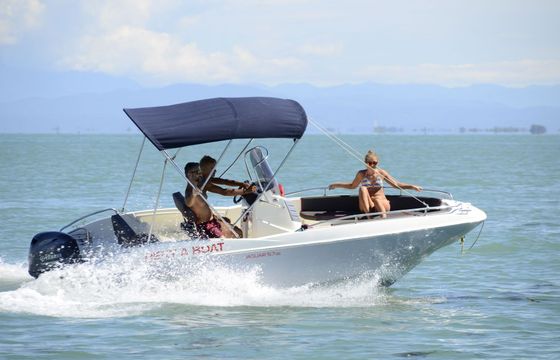 Boat without licence Jaguar open 5,50 senza patente nautica 40hp