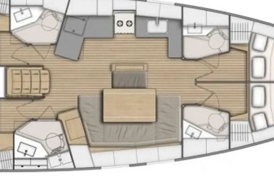 Sailboat Beneteau Oceanis 46.1 14m