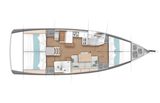 Sailboat Sun Odyssey 440 13m