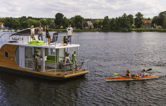 Houseboat Nautilus Hausboote Nautino maxi Tagescharter führerscheinfrei
