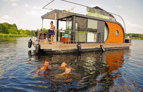 Houseboat Nautilus Hausboote Nautino maxi Tagescharter führerscheinfrei