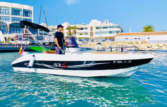 Motorboat trimar enica 15hp