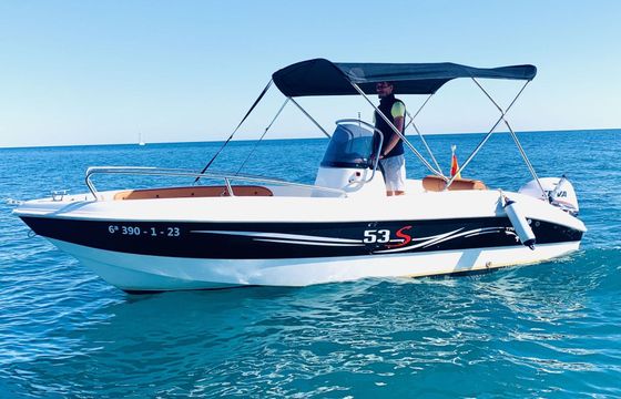 Motorboat trimar enica 15hp