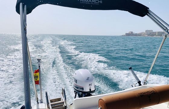 Motorboat trimar enica 15hp