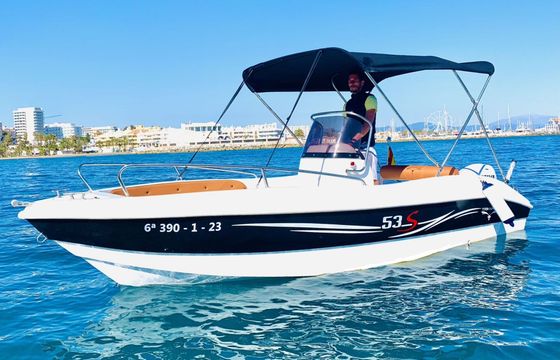 Motorboat trimar enica 15hp