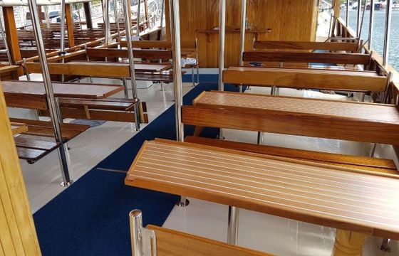 Motor yacht Custom wooden Traditional wooden boat 260hp