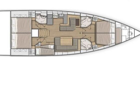 Sailboat Sunsail 51.1 15.94m
