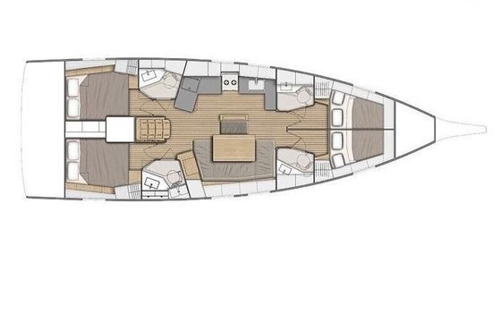 Sailboat Beneteau Oceanis 46.1 (4 cab) 14m