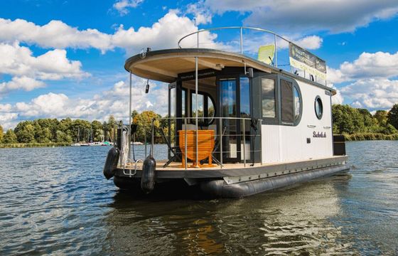 Houseboat Nautilus Hausboote Nautiki mini 3 mit Kamin - führerscheinfrei