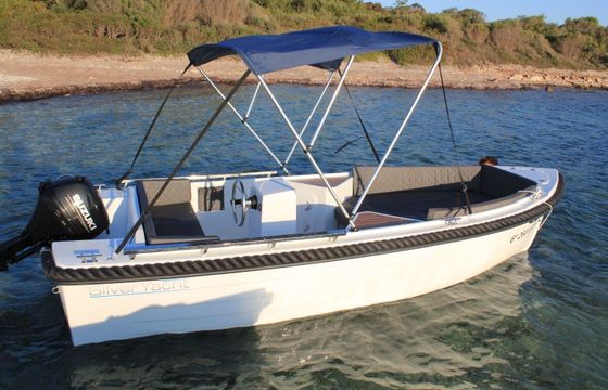 Boat without licence Silver yacht Silver 495 15hp