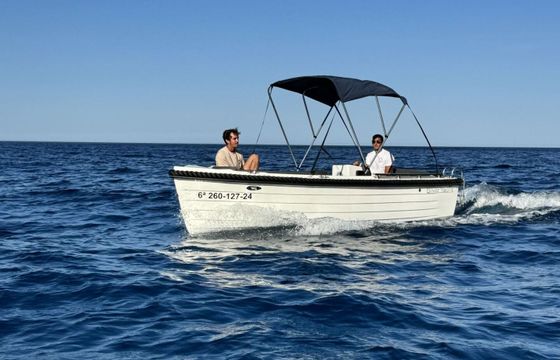 Boat without licence Silver yacht Silver 495 15hp
