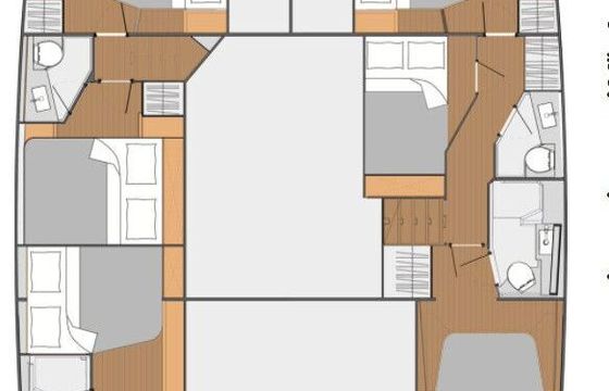 Catamaran Fountaine Pajot Saba 50 14.98m
