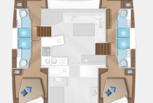 Catamaran LAGOON 450S  22 CLIM/GENE/DESSAL 13.96m