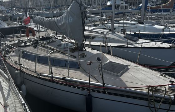 Sailboat plan Harlé chantier Aubin Scotch 8.94m