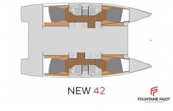 Catamaran Fountaine Pajot Astréa 42 12.58m