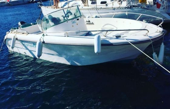 Motorboat suzuki olympio 630 140hp