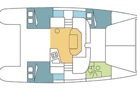 Catamaran FOUNTAINE PAJOT MAHE 36 11m