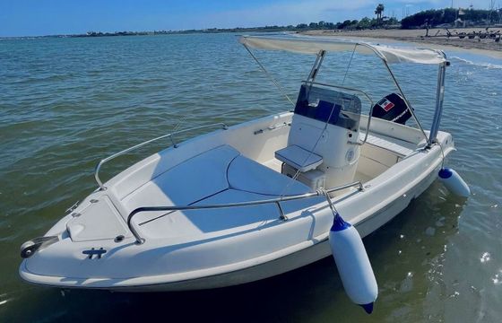 Boat without licence Liver Open 40hp