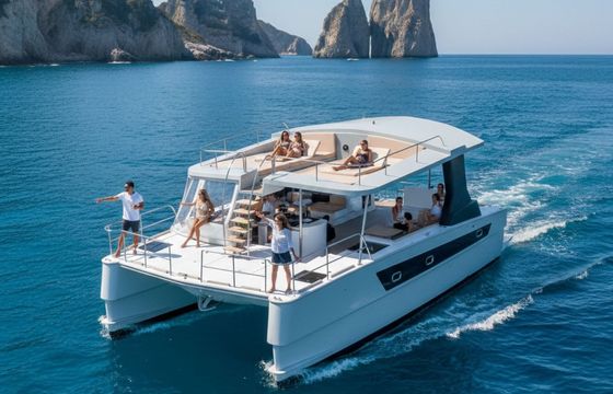 Motorboat Catamaran Motor Terrace 14 300hp