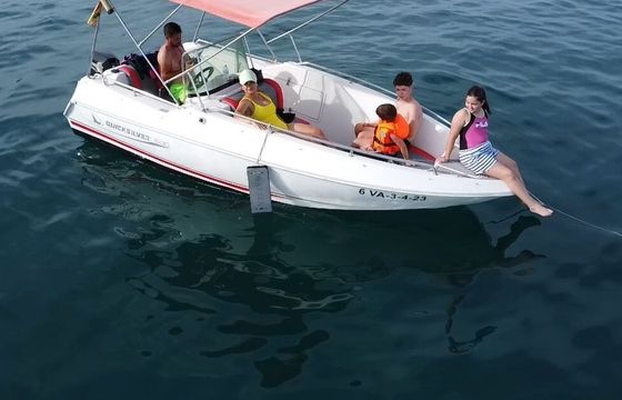 Boat without licence  Quicksilver Zafiro 15hp
