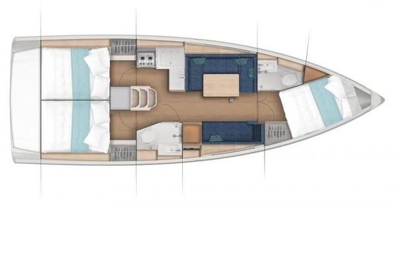 Sailboat Jeanneau Sun Odyssey 380 11.75m