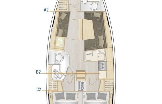 Sailboat Hanse Hanse 388 11.4m
