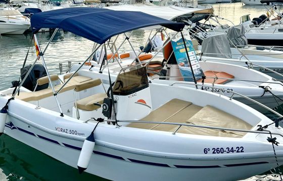 Boat without licence  VORAZ 500 15hp
