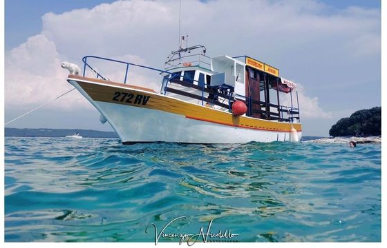 Motorboat Custom Made Traditional wooden Pasara 65hp