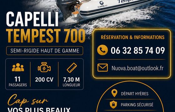 RIB Capelli Capelli Tempest 700 200hp