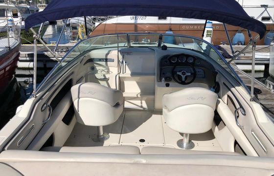 Motorboat Sea Ray Sun and Sport 220hp