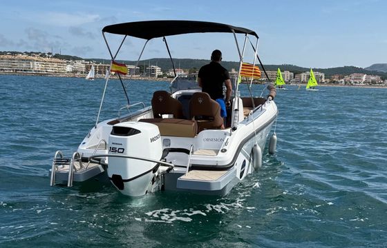 Motorboat Trident Open 630 150hp